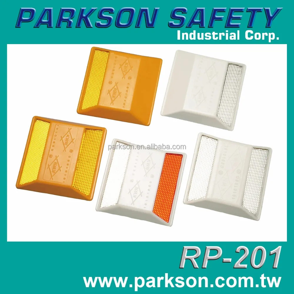 Taiwan Road Safety Solution Traffic Driving Protection Durable Material Anti impact Cat Eyes Reflector RP-201