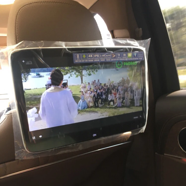 Car Seat Monitor TV for Mercedes-benz R S Class Original UI 1:1 Design AV Input Support Connect Car Front Screen One Pair