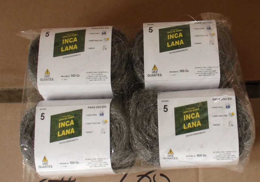 
0000# Steel Wool scrubber and cleaning rolls 