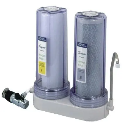 three stages counter top kitchen home water filter