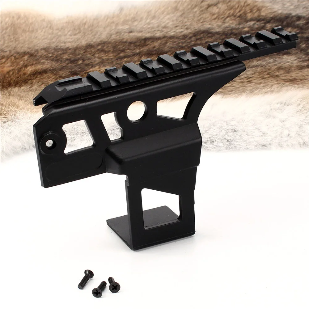 AK Ris Rail Top Mount Tactical Saiga Beta Spetznaz Model AEG Sight Scope Mount Green Laser Mount