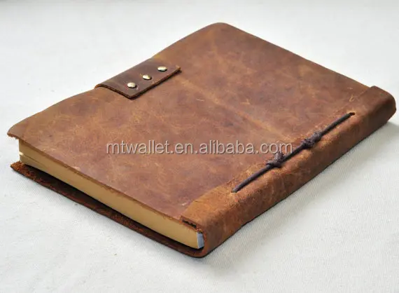 Wholesale A4 A5 A6 vintage real cowhide notebooks leather cover personalized journals make a great gift handmade price