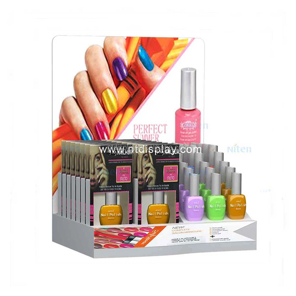 Burst sells nail polish display floor stand enamel display rack