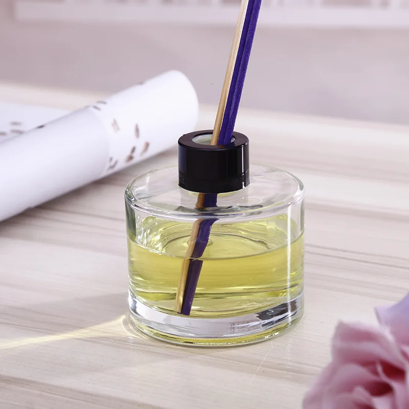 50ml 100ml 150ml 200ml factory round empty glass reed diffuser bottles wholesale