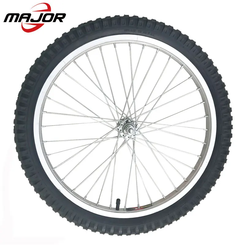 20 inch rubber filled inflatable wheel/ rubber inflatable wheels.