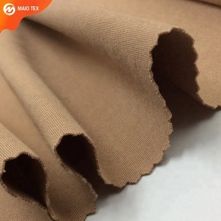 
good elastic Garment Fabric Double Face NR punto roma knit fabric 