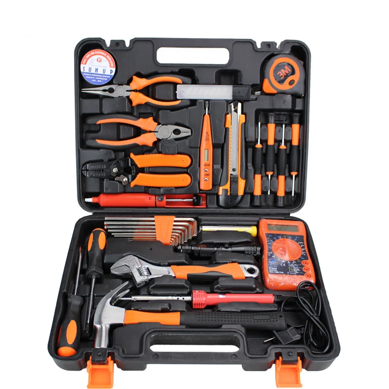 
30PCS Electrician bmc box Household function Home Repair Hardware Hand Practical Tools set Combination Suit Maintenance Tool kit 