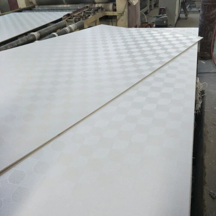 Light weight heat insulation pvc gypsum ceilling tile