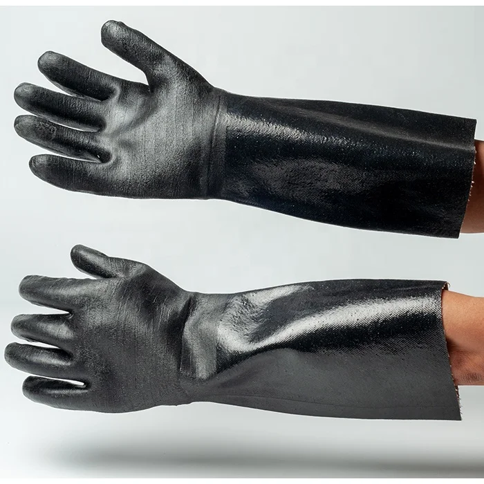 long heat resistant neoprene gloves BBQ gloves grill Gloves