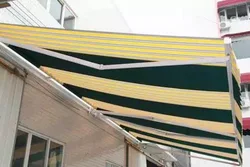 Balcony Manual  Aluminum Frame Outdoor 3m Folding Arm Patio Roof Waterproof Retractable Awnings