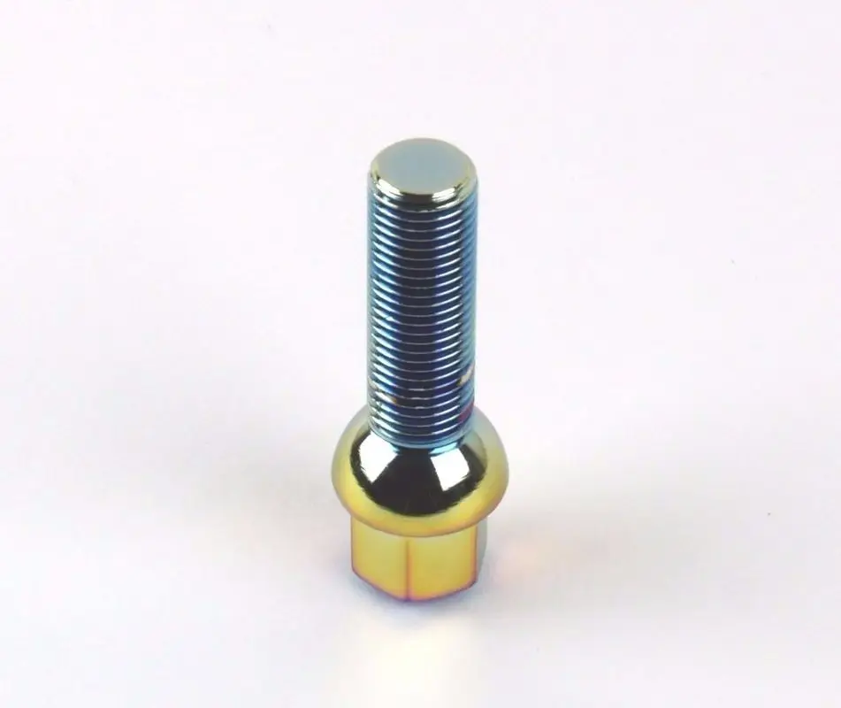 Цветные колесные болты с шагом резьбы 14x1,5, хромированные зажимные болты 10,9 класса Твердые