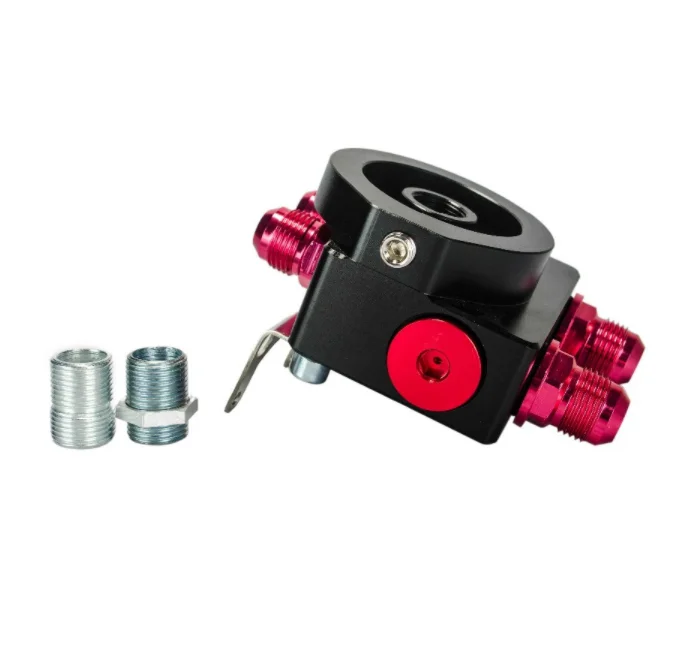 Jagrow performance AN8 AN10 Oil Filter Sandwich Adaptor with thermostat