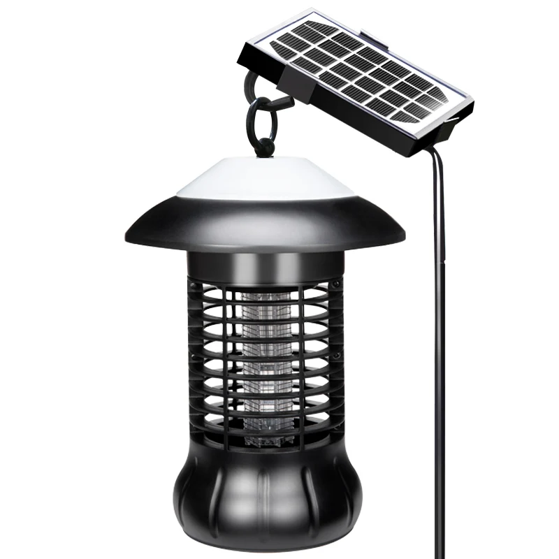 YIFENG 8W Outdoor Solar New Mosquito Killer Trap USB BUG Zapper UV Mosquito Lamp Pest Repeller Waterproof