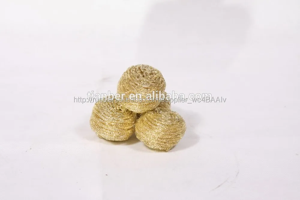 copper cleaning scrubber/copper wire scrubber cleaning ball/brass cleaning ball