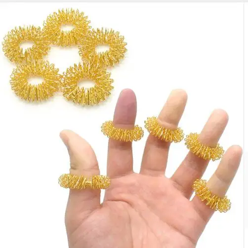 
Hot Sale Finger Massage Ring Acupuncture Ring Health Care Body Massager Relax Hand Massage Finger lose Weight 