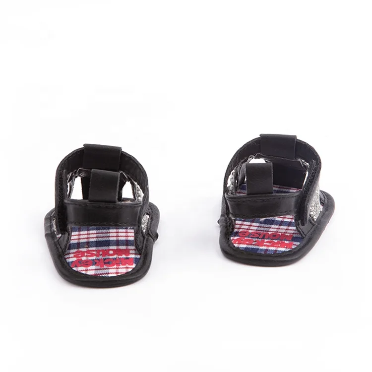 Летние детские сандалии с изображением Микки Мауса Для мальчиков