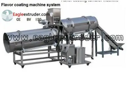 Jinan eagle corn puffs flavoring tumbler making machines/corn snacks seasoning making machines manufacture