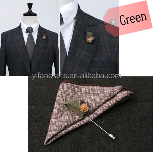 Daisy Metal Flower Boutonniere Brooch Corsage Lapel Pin Tuxedo Wedding Prom Suit