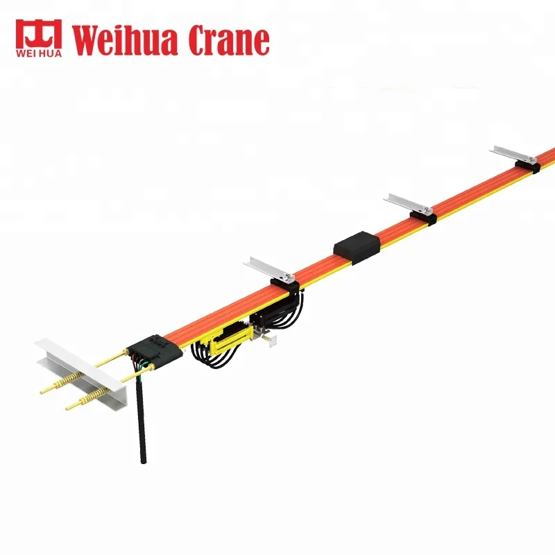 
Weihua safety power rail current collector seamless electrical busbar isolated conductor rail for overhead bridge crane 