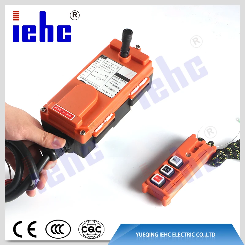 iehc F21-2D double speed radio industrial crane electric chain hoist wireless remote control