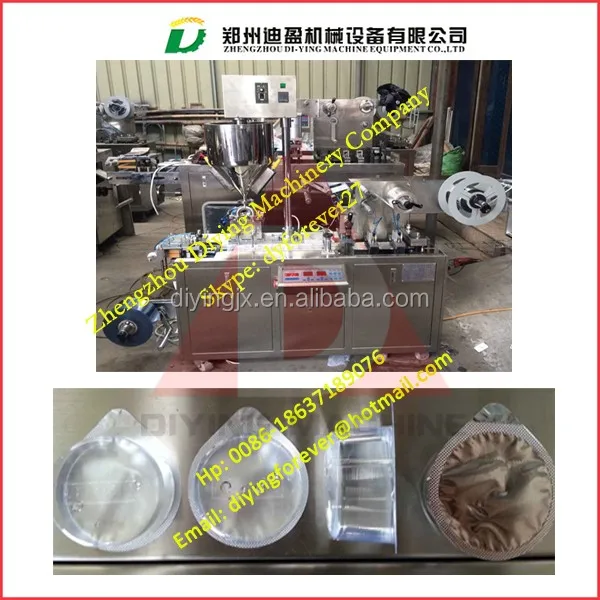 New DPP-80 Automatic Price Yogurt HoneyJam Sauce Manual Small Blister Packaging Machine
