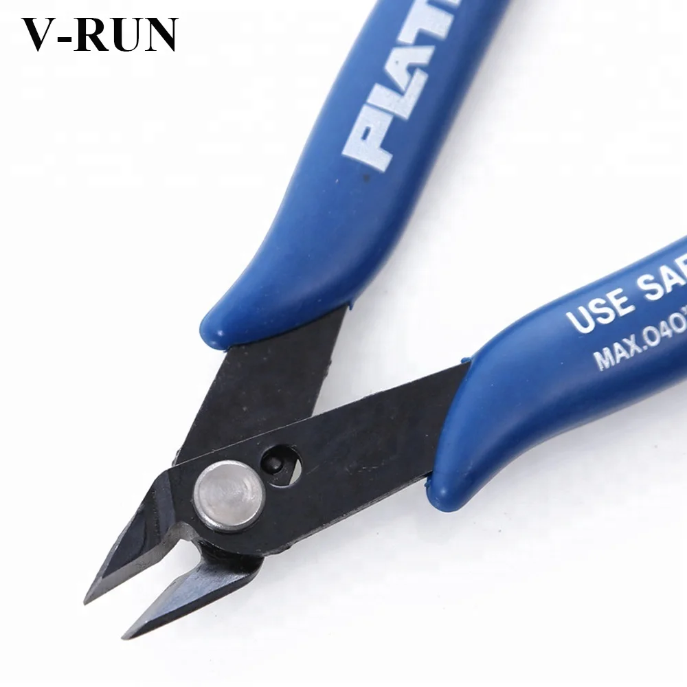 US Plato.170 Small DIY Snips Flush Pliers Diagonal Side Cutter Electrical Wire Cable Cutting Plier