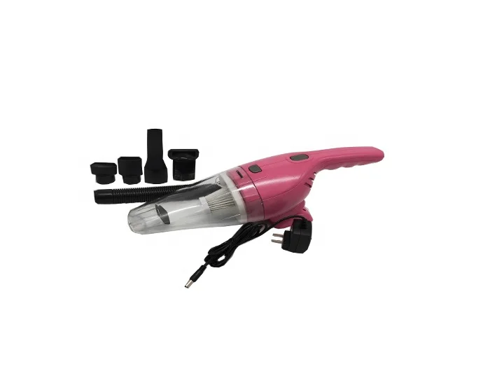 new plastic cordless rechargeable  pink 7.4V lithium battery portable vacuum cleaner for car and house cleaning