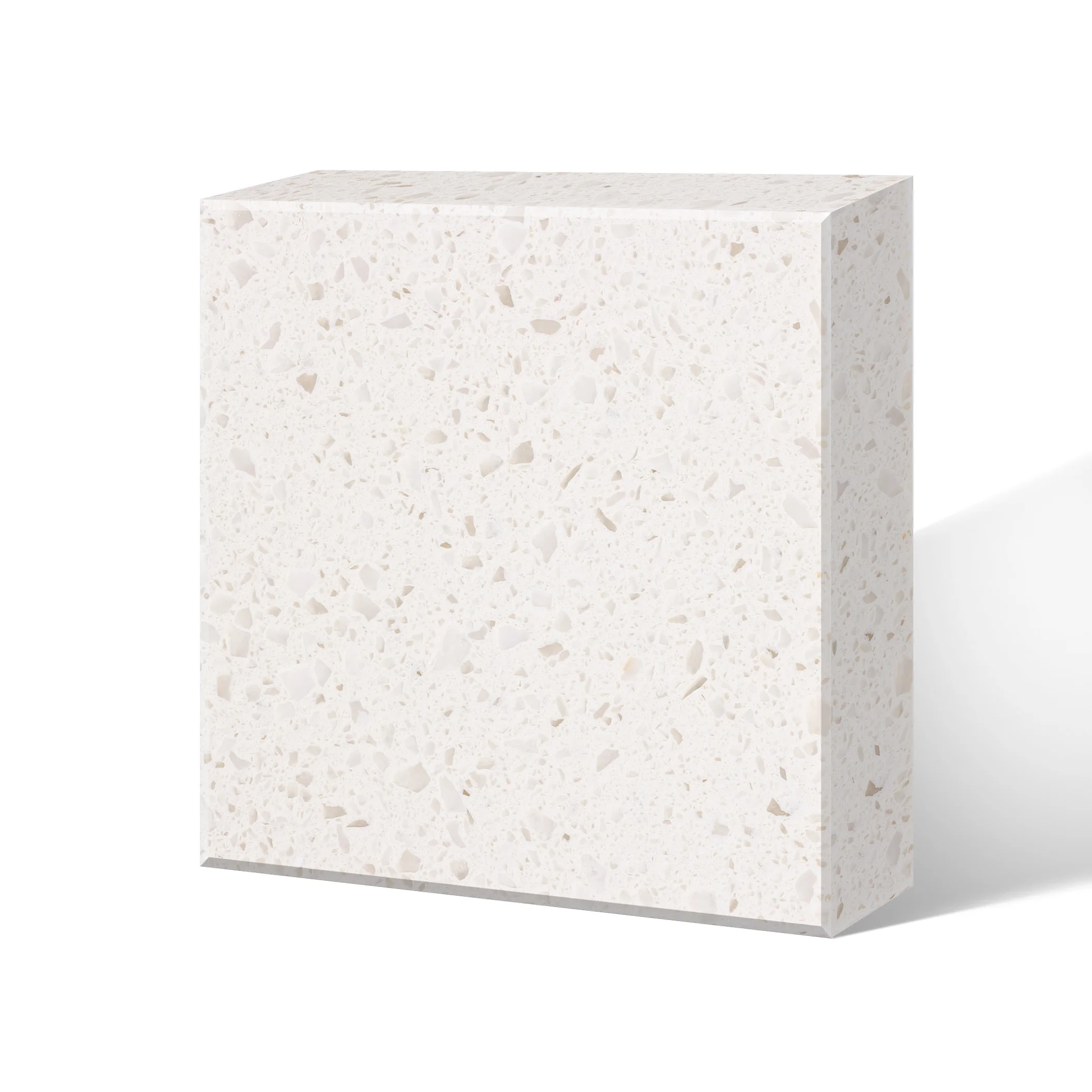 factory price pure white quartz stone sheet for kitchen countertop