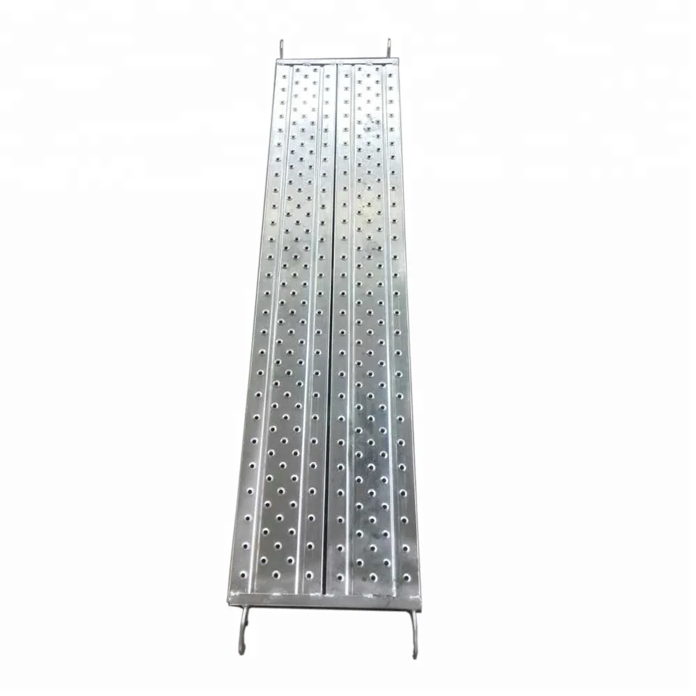 galvanized scaffolding steel plank perforated work board with hook