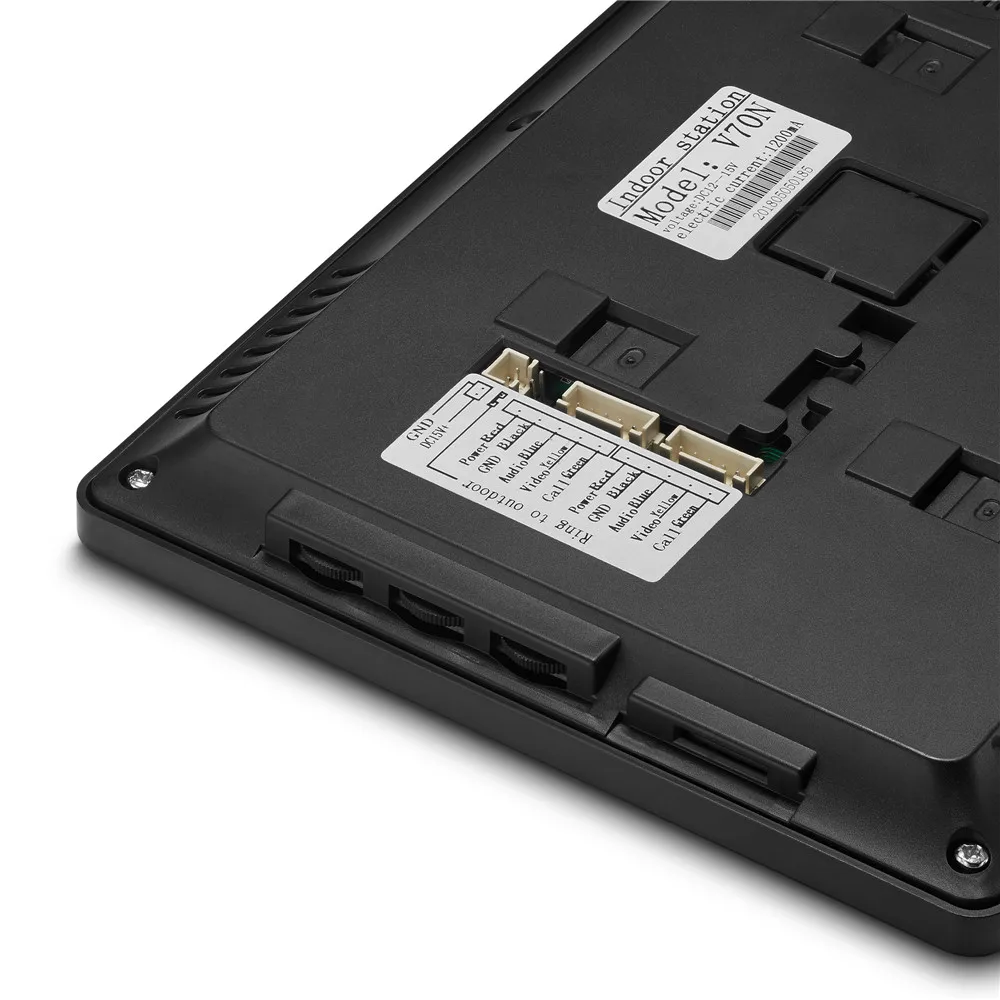 multi room doorbell intercom video door phone 4 wire video intercom system with doorbell camera