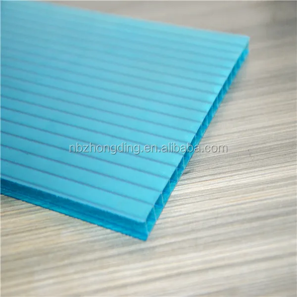 
twinwall lexan crystal polycarbonate hollow sheet/twinwall hollow polycarbonate/twinwall polycarbonate hollow sheet 
