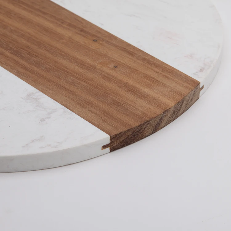 
Super Easy Clean flexible kitchen Marble round chopping board 