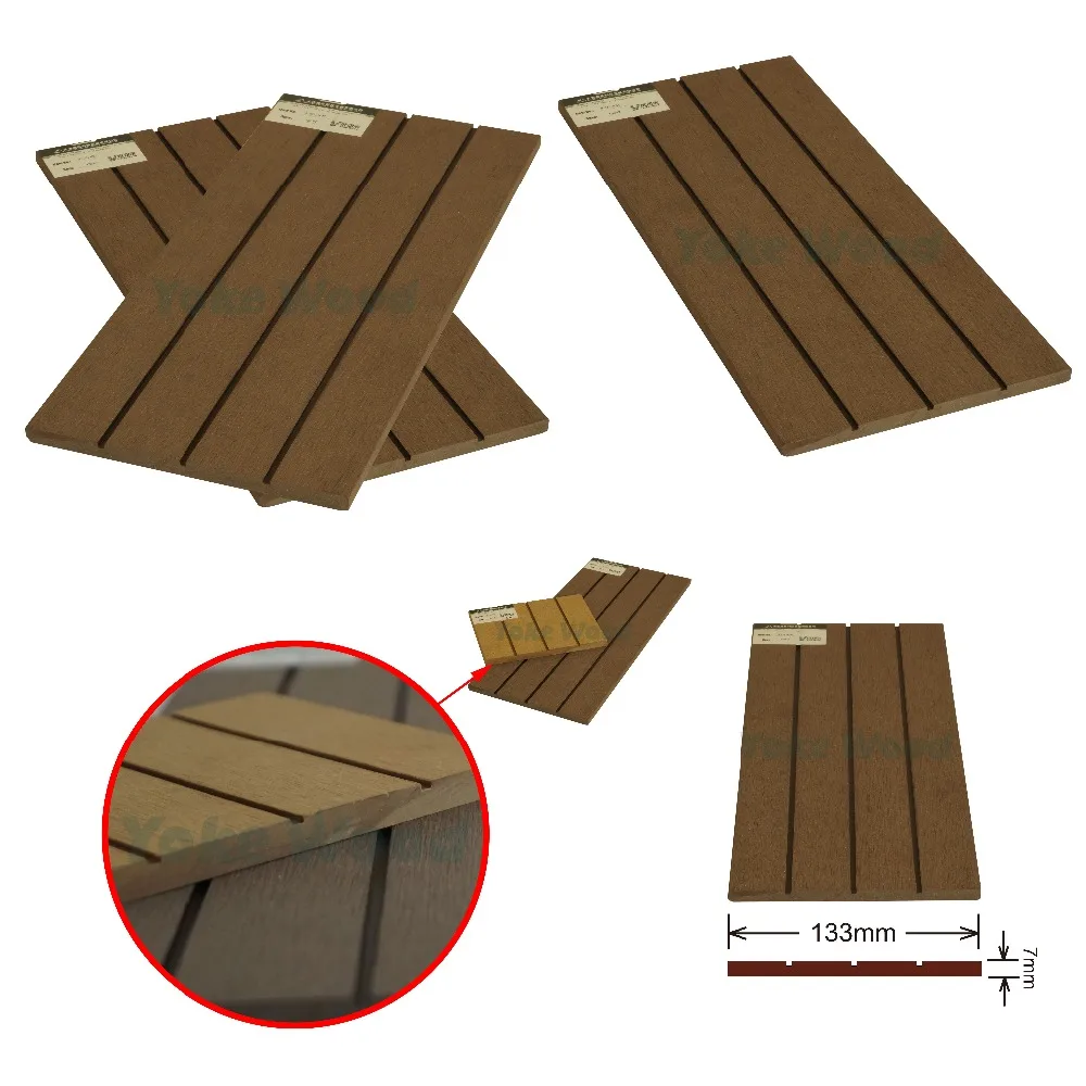 
Wood Plastic Composite Tile WPC Foam Board WPC Ceiling 