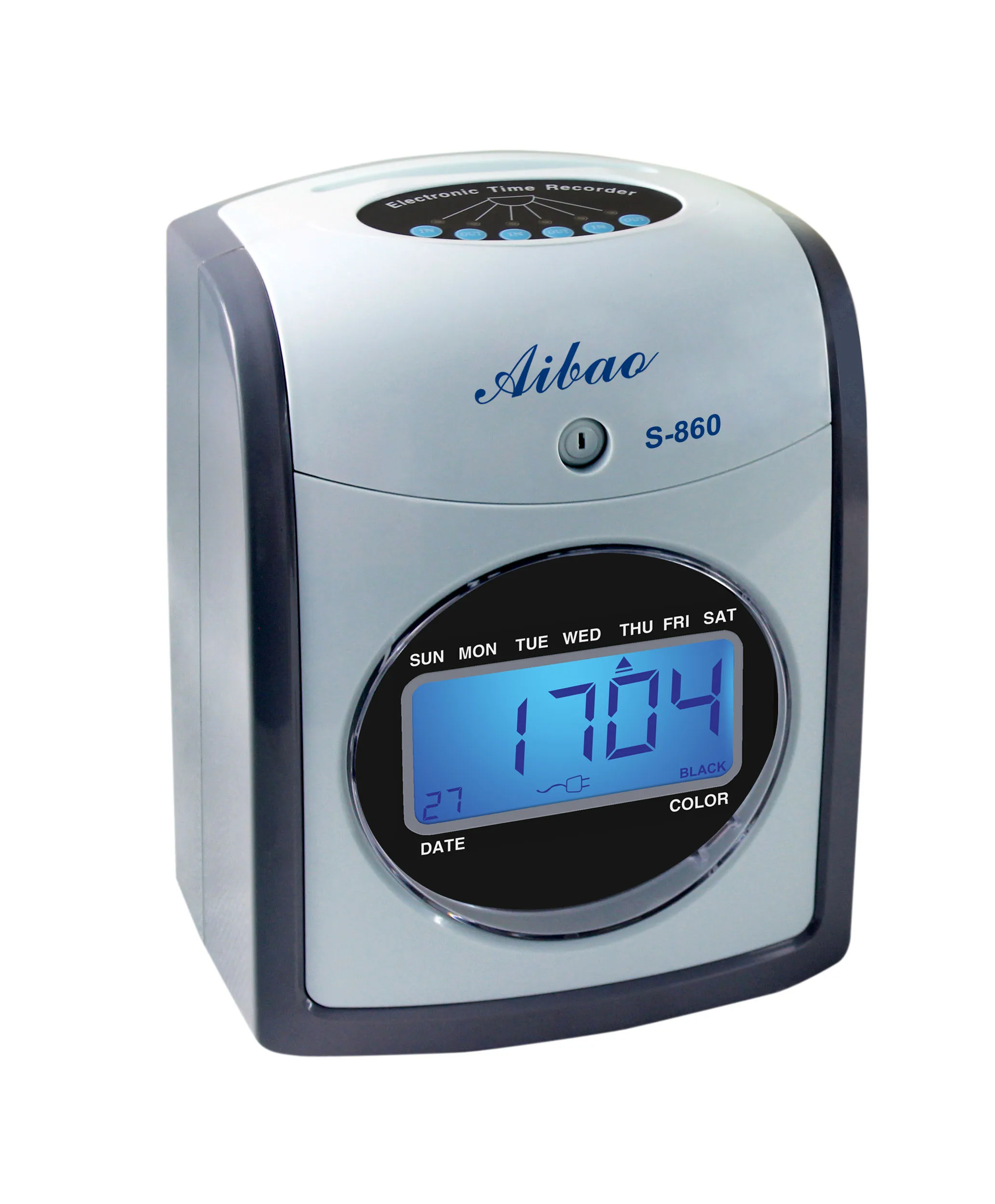 Electronic Time Recorder, Aibao Brand, S-860
