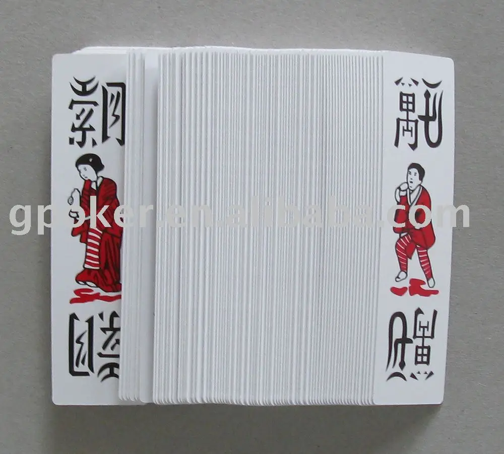 
traditional Chinese game playing cards for over sea Chinese 