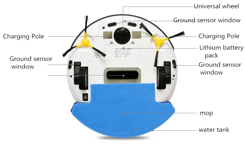 
WATER TANK GYRO FUNCTION Vacuum cleaner cordless on sale for home sensor remote control self charge robot 