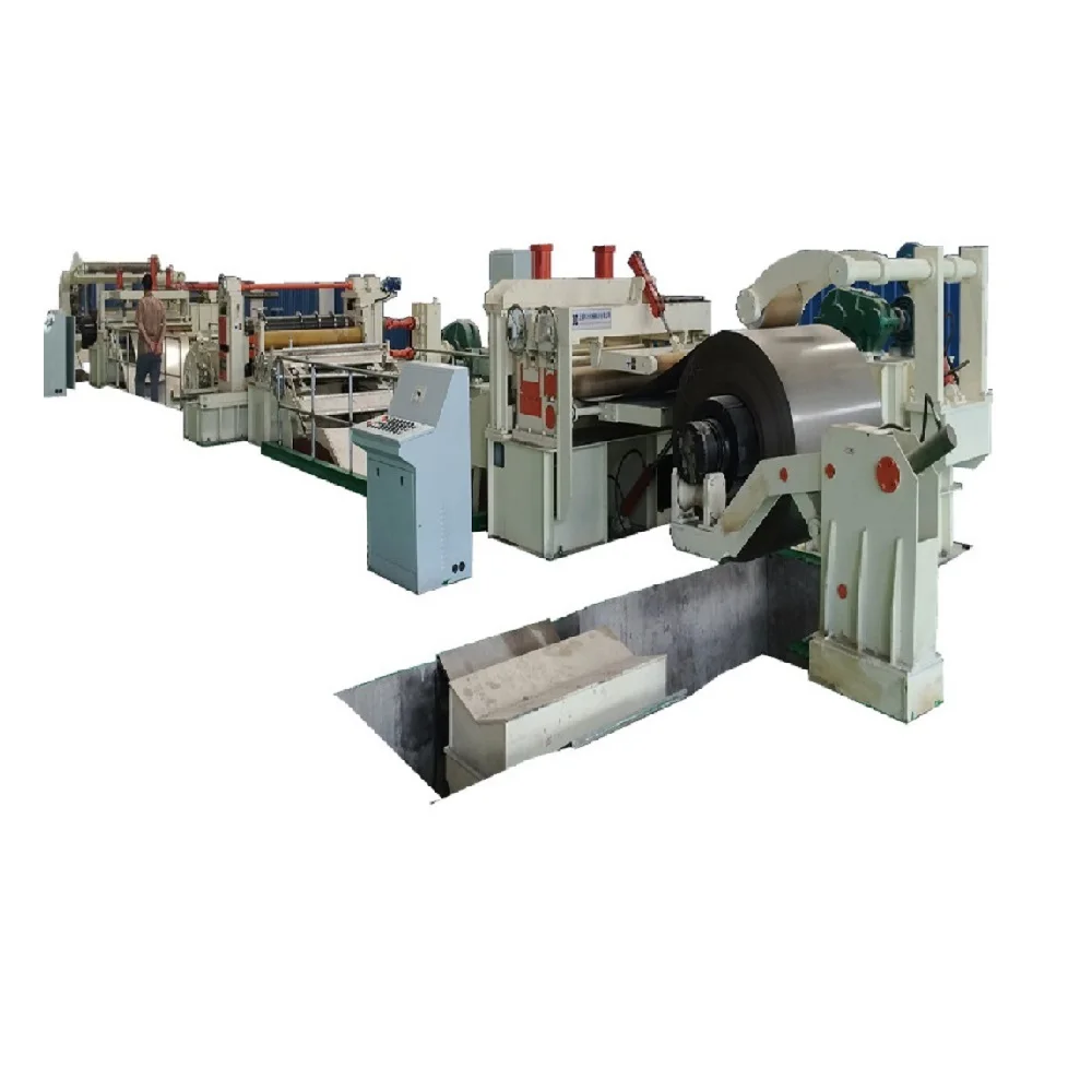 PPGI and SS Automatic shearing and slitting line machine