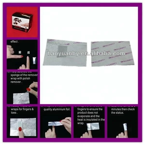 hot sell nail polish remove foil roll China manufacture