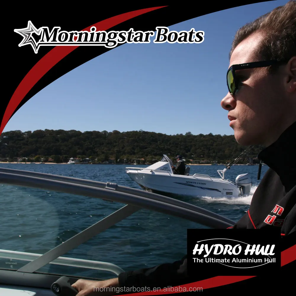 small aluminum fishing runabout boat hull