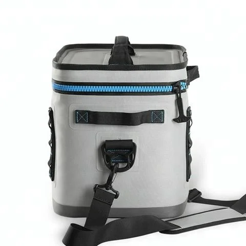 
Insulated Padded Freezable Wine Champagne Lunch Carrier Travel Cooler Tote Bag with Handle and Shoulder Strap 