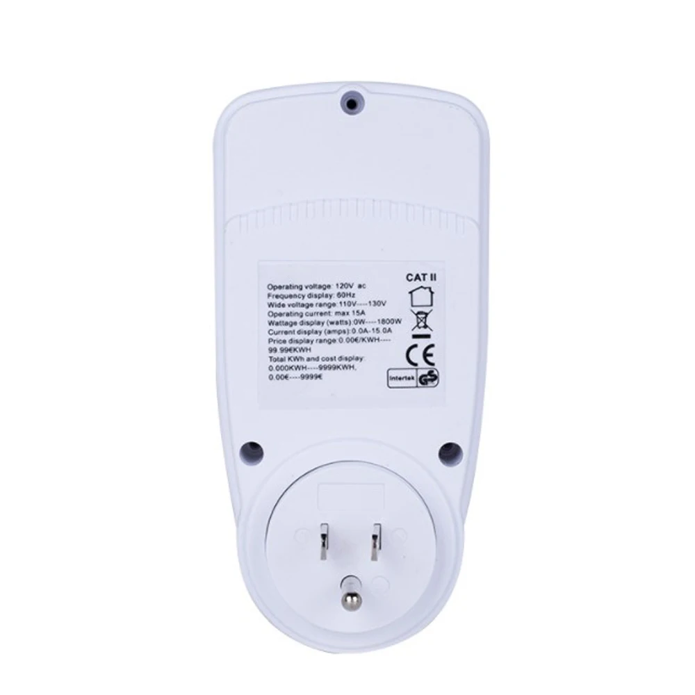 Amplec Direct Factory OEM 230V 16A AC Power Meter Energy Monitor With US Plug