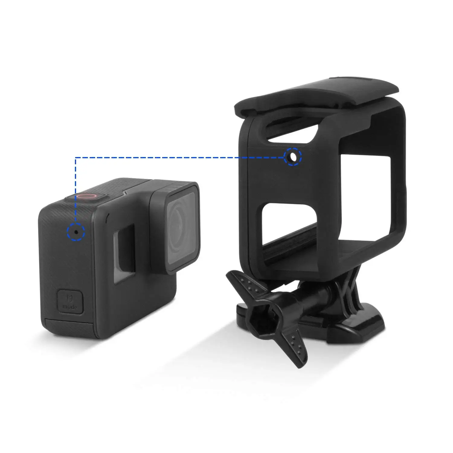 Аксессуары рамка Боковая открытая защитная для камеры Gopro Hero5