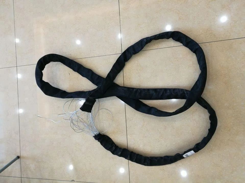 Round sling with steel cable
