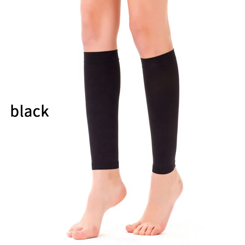 Unisex Sport Support Graduated Compression Leg Sleeve Outdoor Exercise Socks Stockings Socks Relieve Calf Pain Swelling Varicose