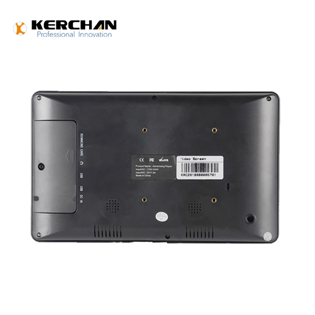 10 inch Small lcd advertising player with Composite Video Input