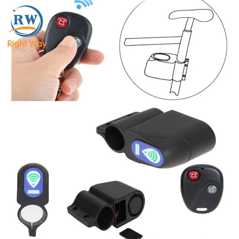 
Hot Sale Anti-theft Bike Lock Wireless Remote Cycling Bicycle Security Alarm Lock 