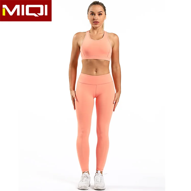 Fitness Ladies Girls High Quality Nude Yoga Wear Wholesale Custom Blank Women Gym Apparel