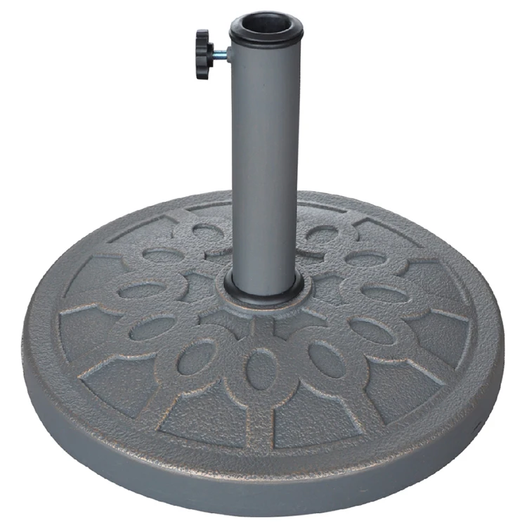 Cheap Parasol Round Outdoor Resin Base For Offset Umbrella