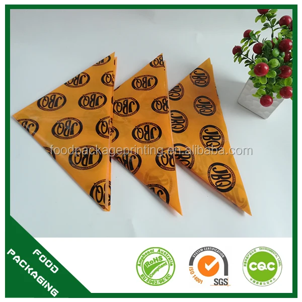 
Made in shenzhen fast food wrapping paper ,food grade greaseproof paper 