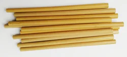 Reusable Natural Biodegradable Bamboo Straws for Drinking Bubble Tea